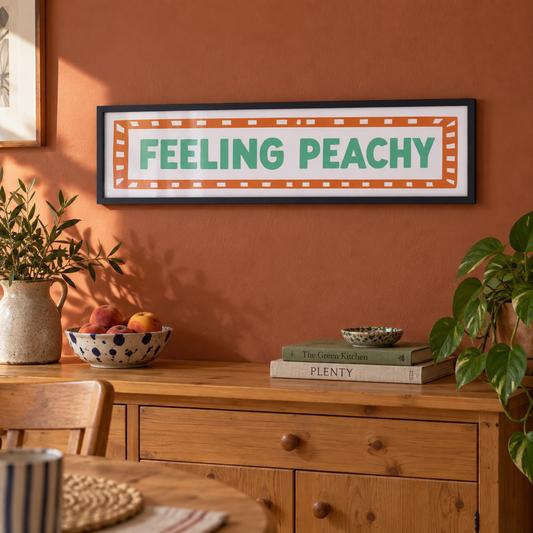 BB panorama natural 2026 | feeling-peachy-panoramic-print | close