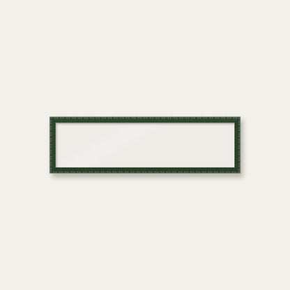 Dark Green bobbin panoramic frame, 60cm x 15cm, frame only