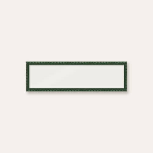 Dark Green bobbin panoramic frame, 60cm x 15cm, frame only