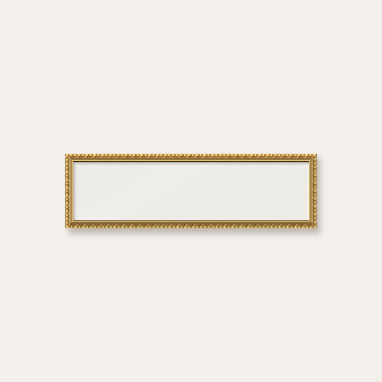 Gold bobbin panoramic frame, 60cm x 15cm, frame only