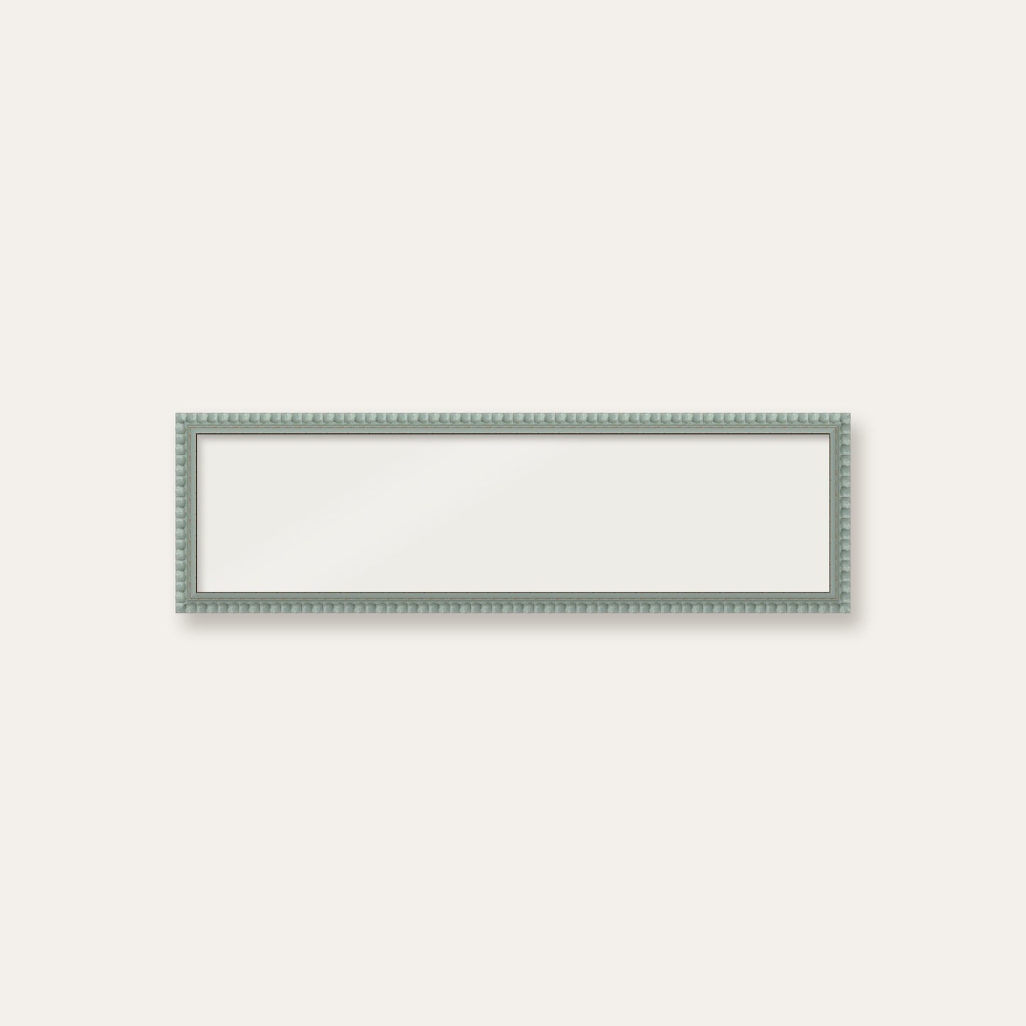 Pale Grey bobbin panoramic frame, 60cm x 15cm, frame only