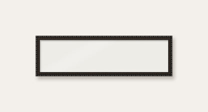 Black bobbin panoramic frame, 60cm x 15cm, frame only