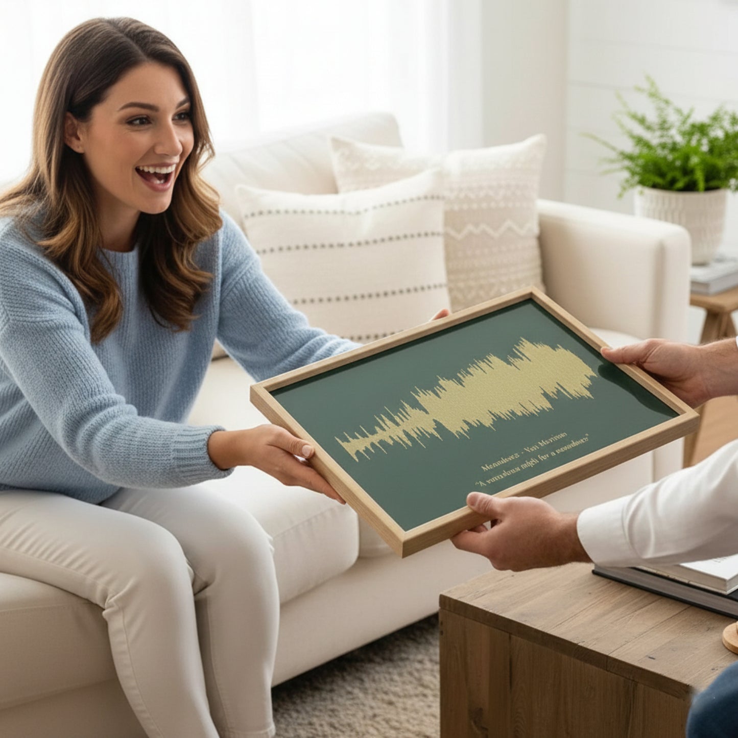 Personalised Sound Wave Print