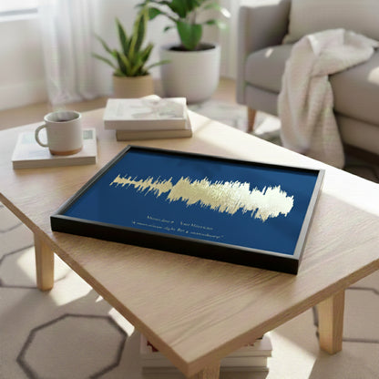 Personalised Sound Wave Print