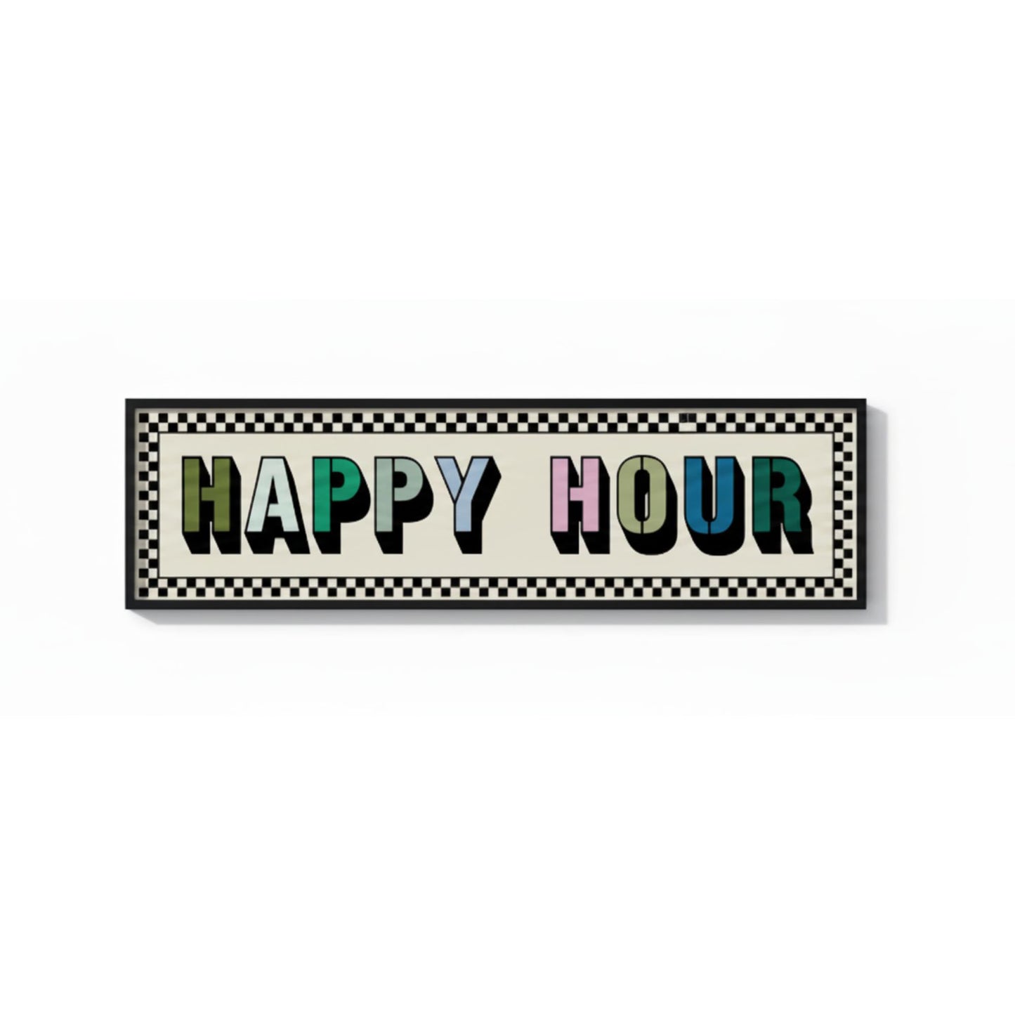 Happy Hour Panoramic Print