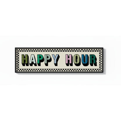 Happy Hour Panoramic Print