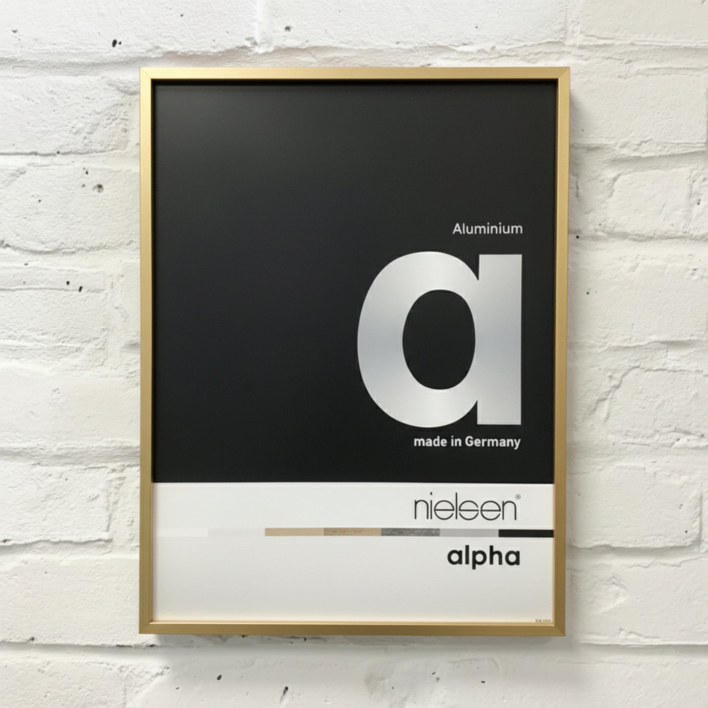 Nielsen Alpha Brushed Champagne Gold Frame