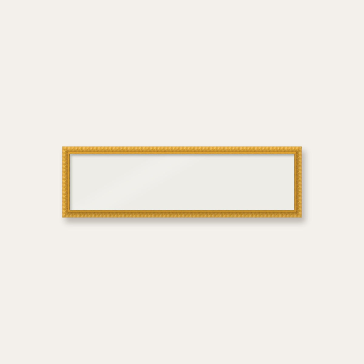 Yellow bobbin panoramic frame, 60cm x 15cm, frame only