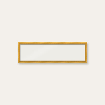 Yellow bobbin panoramic frame, 60cm x 15cm, frame only