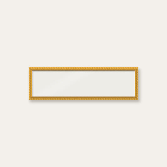 Yellow bobbin panoramic frame, 60cm x 15cm, frame only