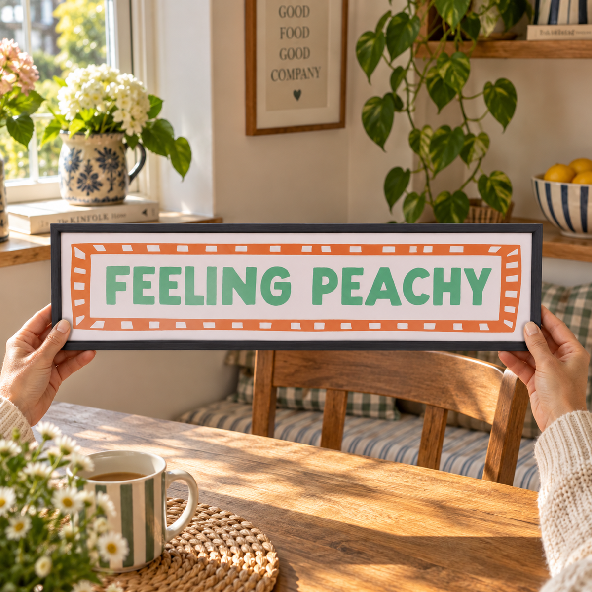 BB panorama 2026 | feeling-peachy-panoramic-print | held