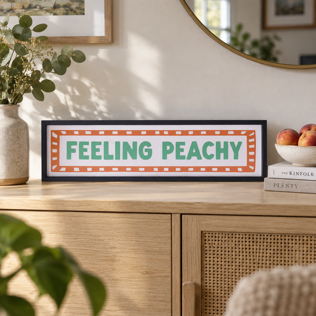 BB panorama 2026 | feeling-peachy-panoramic-print | setting
