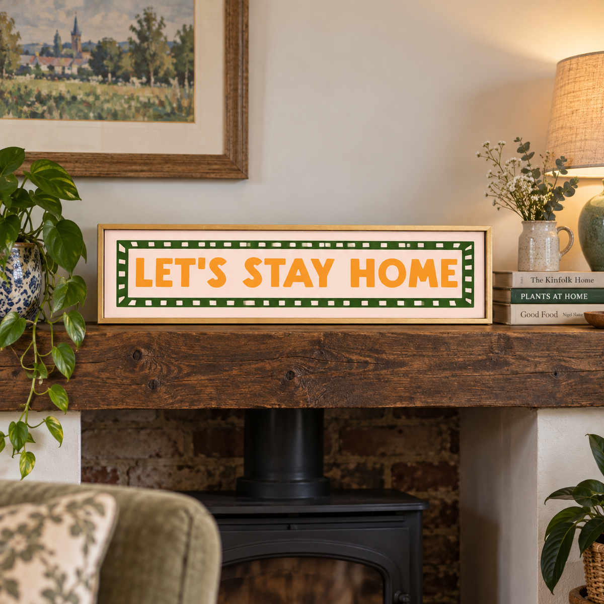 BB panorama 2026 | lets-stay-home-panoramic-print-hallway-entrance-wall-art | setting