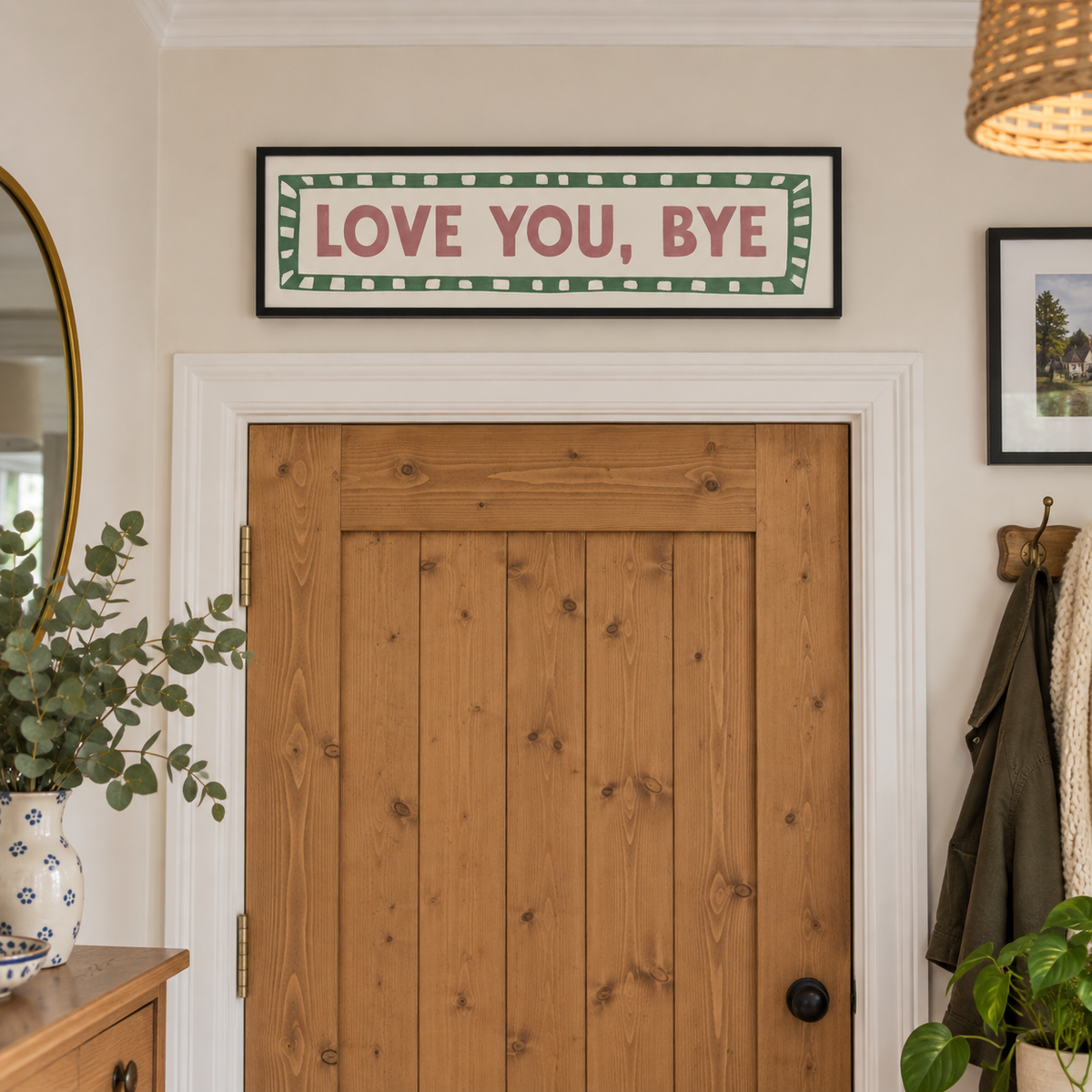 BB panorama 2026 | love-you-bye-panoramic-print | setting