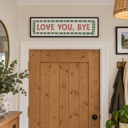 BB panorama 2026 | love-you-bye-panoramic-print | setting