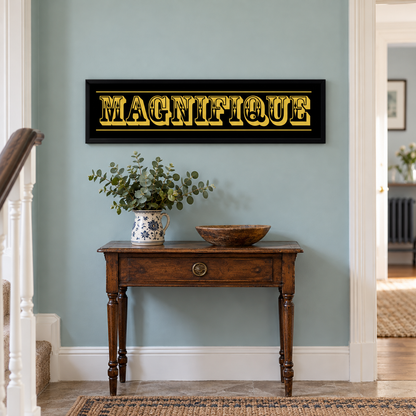 Magnifique Panoramic Print in a room setting