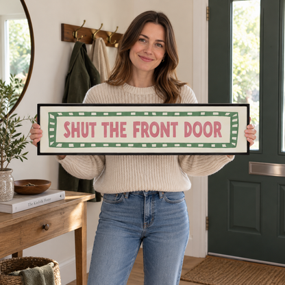 BB panorama 2026 | shut-the-front-door-panoramic-print | held