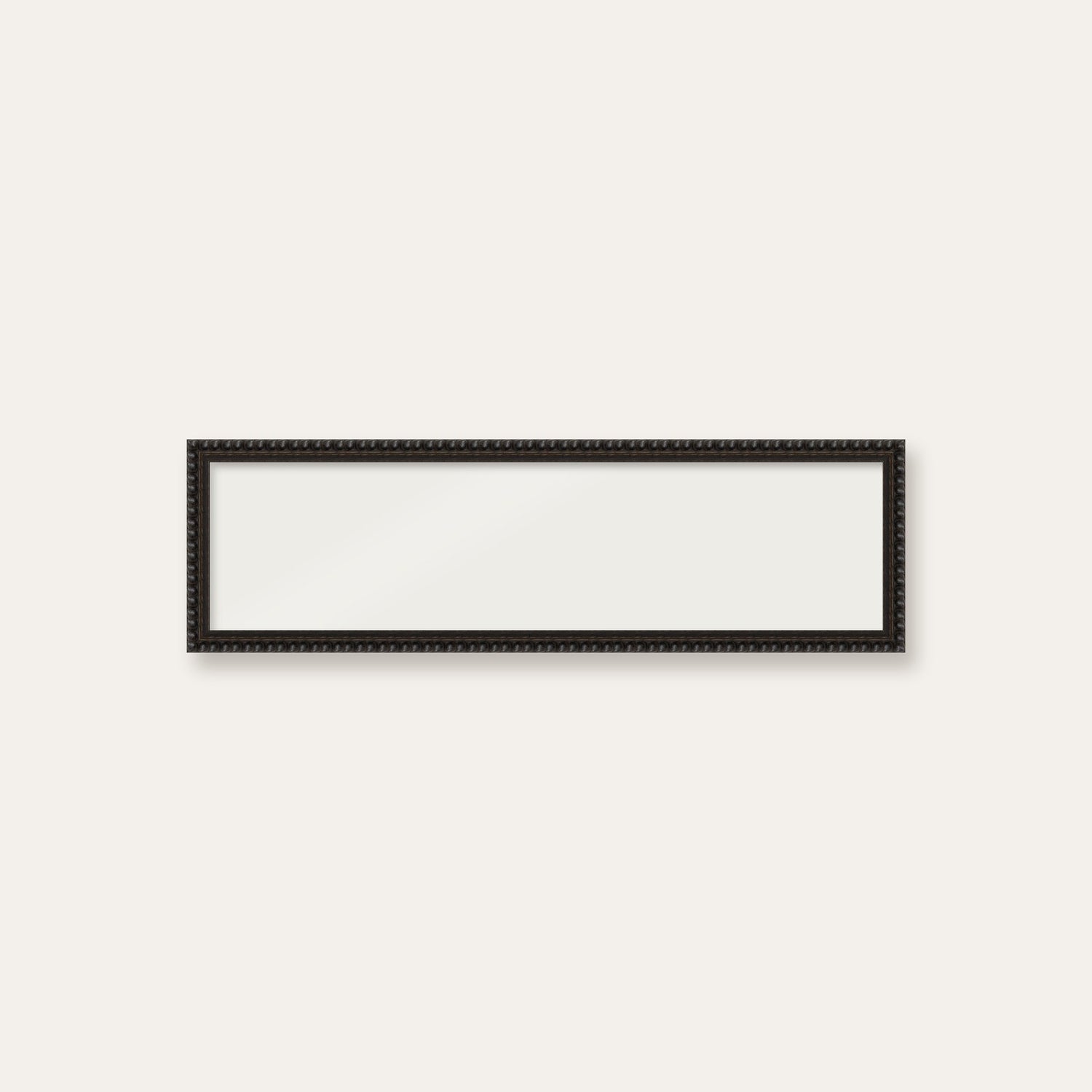 Black bobbin panoramic frame, 60cm x 15cm, frame only