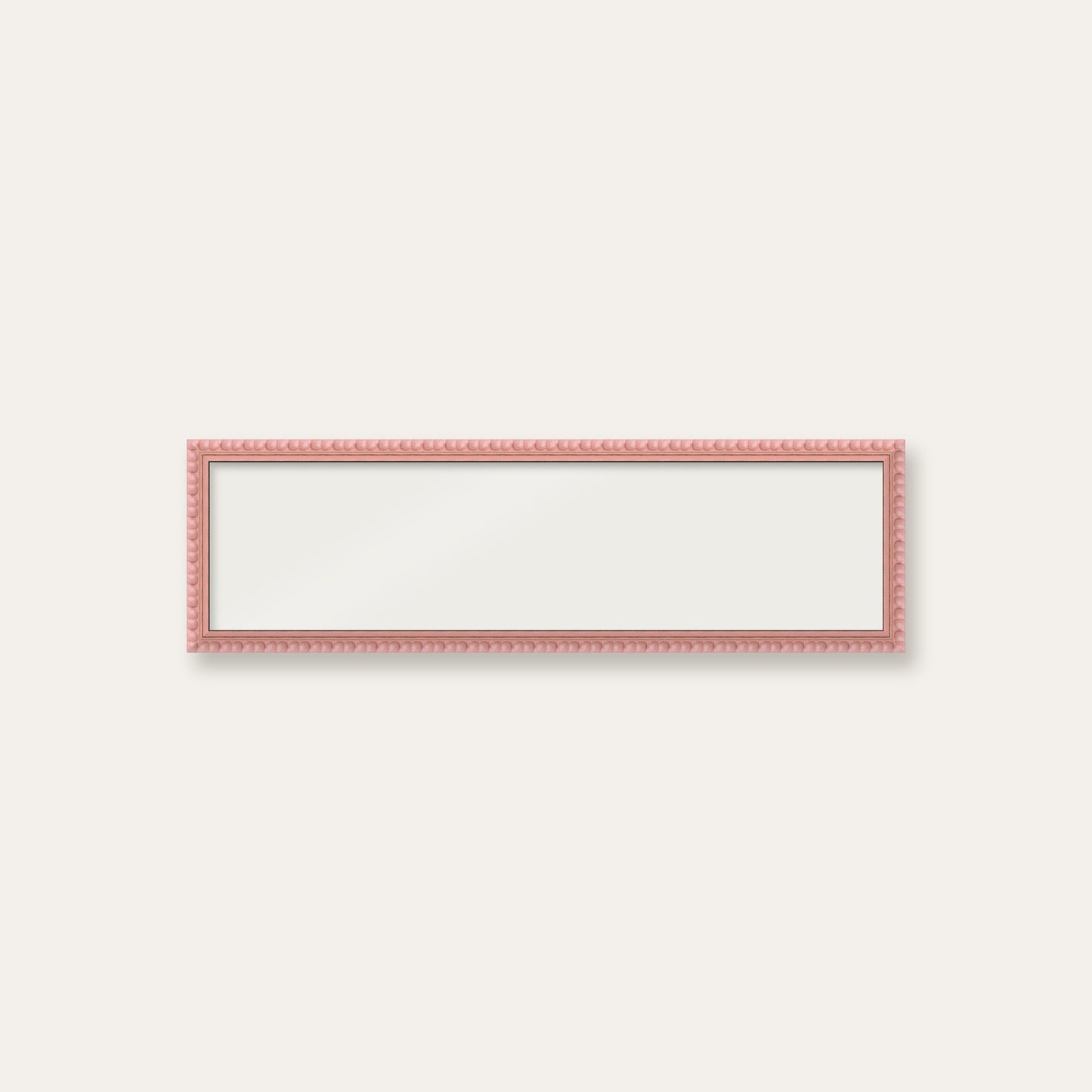 Pink bobbin panoramic frame, 60cm x 15cm, frame only
