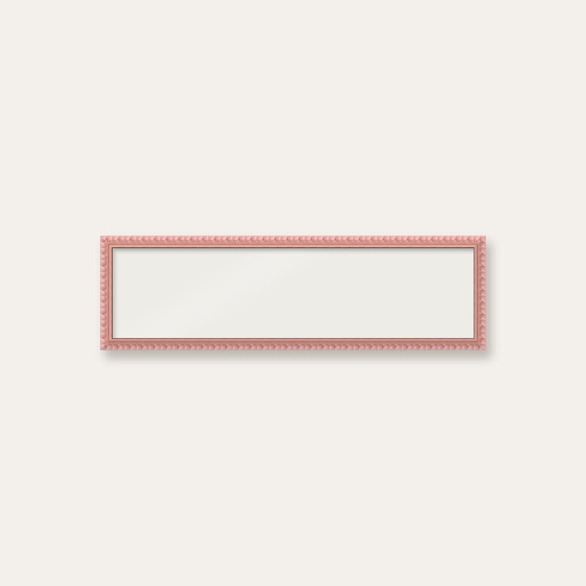 Pink bobbin panoramic frame, 60cm x 15cm, frame only