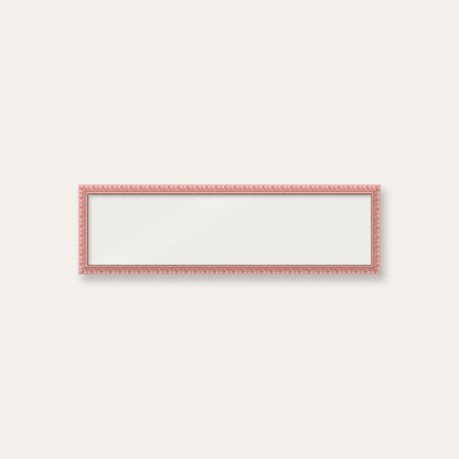 Pink bobbin panoramic frame, 60cm x 15cm, frame only