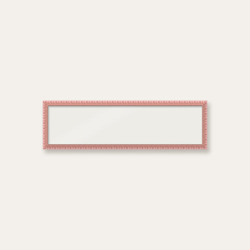 Pink bobbin panoramic frame, 60cm x 15cm, frame only