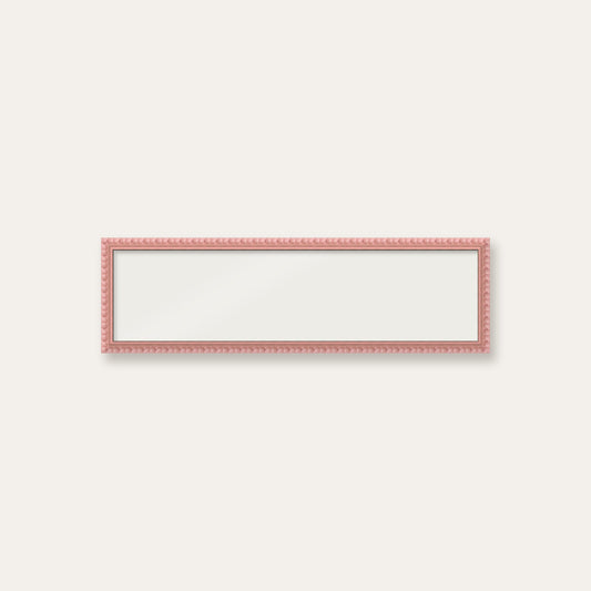 Pink bobbin panoramic frame, 60cm x 15cm, frame only