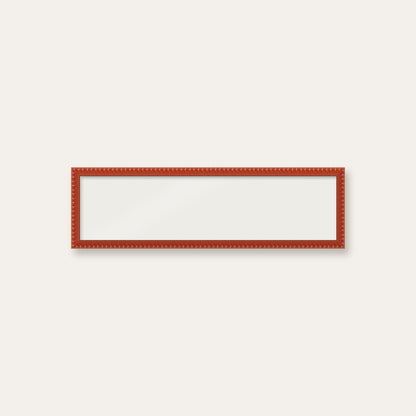 Red bobbin panoramic frame, 60cm x 15cm, frame only