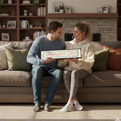 Dramatic Exit Panoramic Print