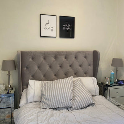 Customer photo — Good Morning Good Night - Set Of 2 Prints