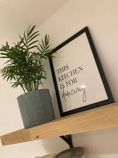 Customer photo — This Kitchen Is For Dancing Print
