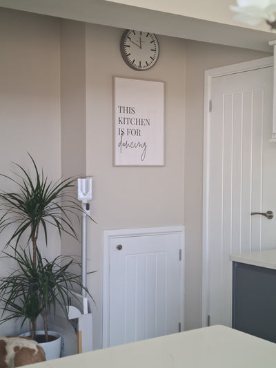 Customer photo — This Kitchen Is For Dancing Print