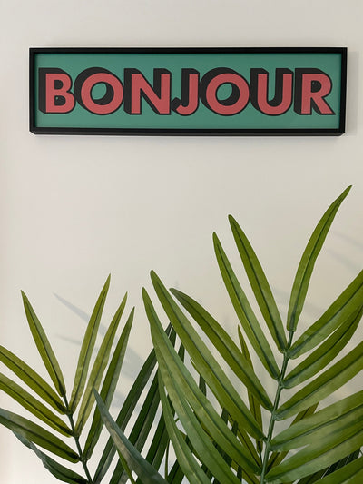 Customer photo — Bonjour Panoramic Print
