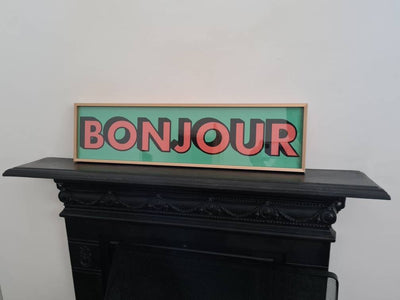Customer photo — Bonjour Panoramic Print