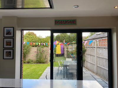 Customer photo — Bonjour Panoramic Print
