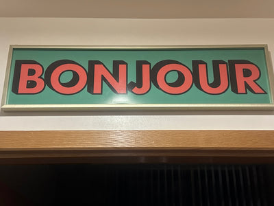 Customer photo — Bonjour Panoramic Print