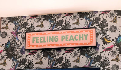 Customer photo — Feeling Peachy Panoramic Print