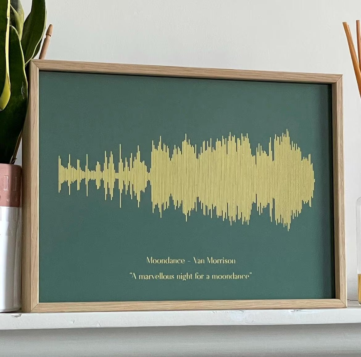 Personalised Sound Wave Print