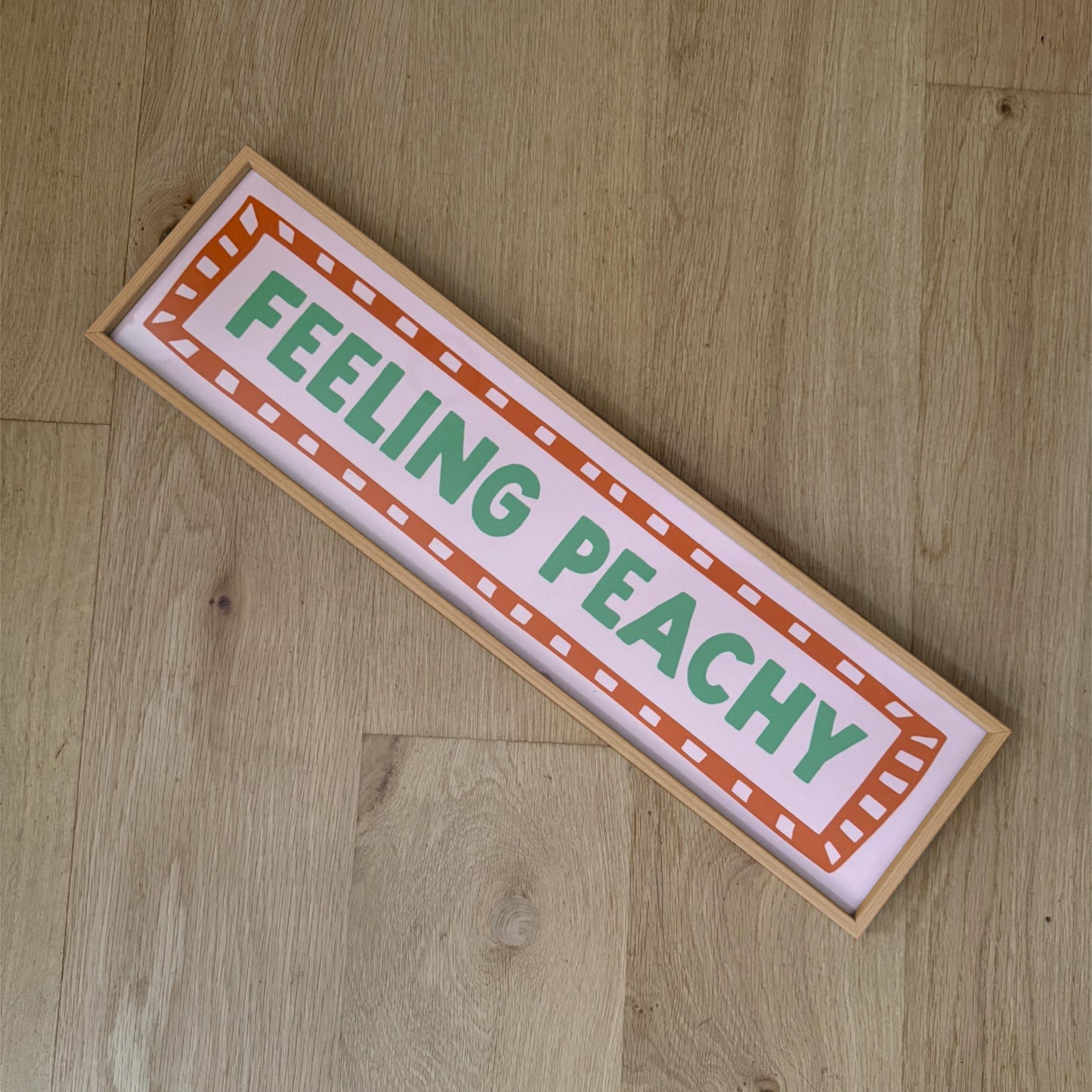 Feeling Peachy Panoramic Print