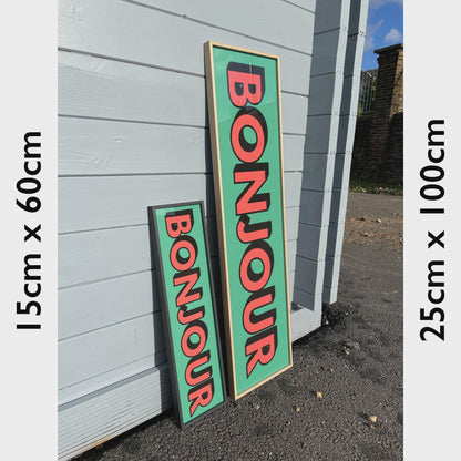 Custom Postcode Location Panoramic Print