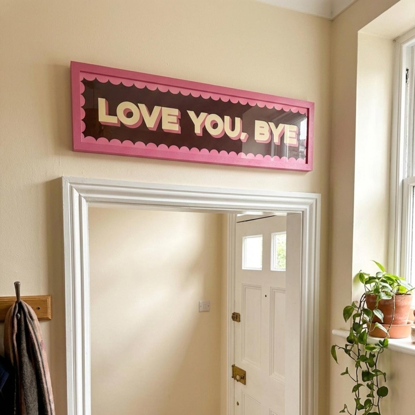 Love You, Bye Panoramic Print