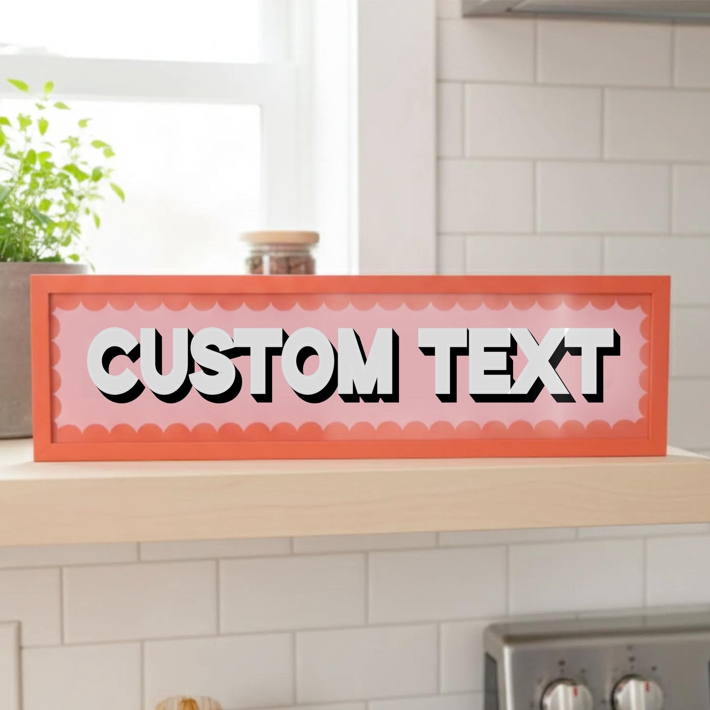 Custom Text Panoramic Print