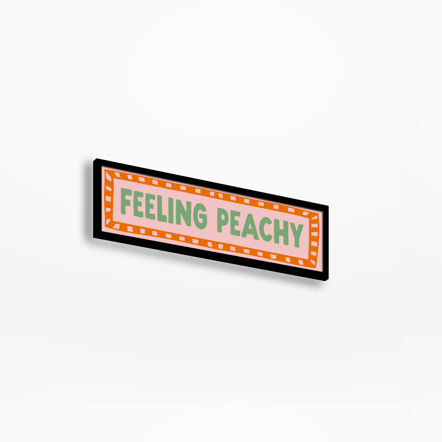 Feeling Peachy Panoramic Print