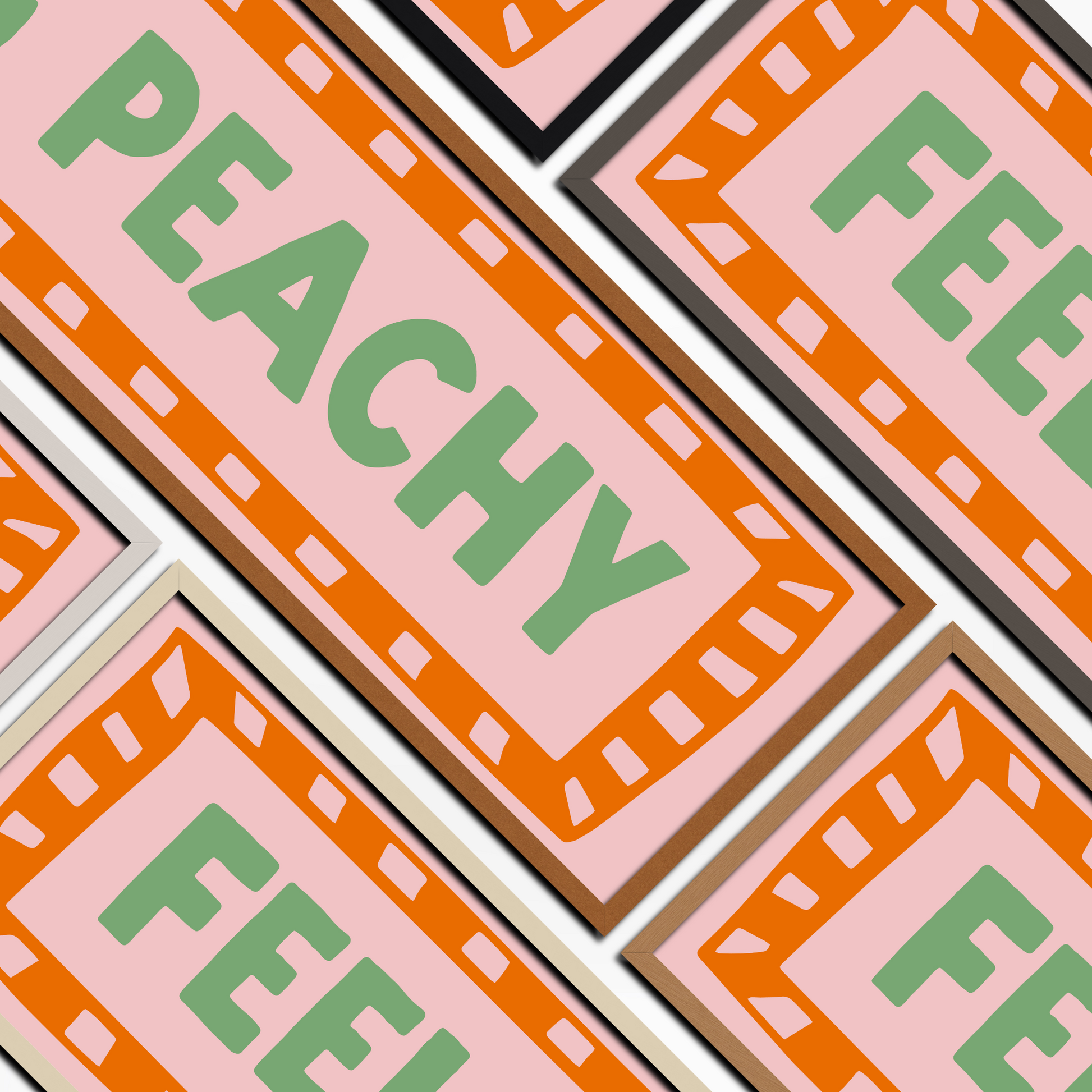 Feeling Peachy Panoramic Print