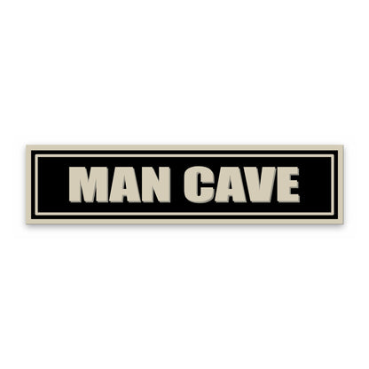 Man Cave panoramic print, unframed