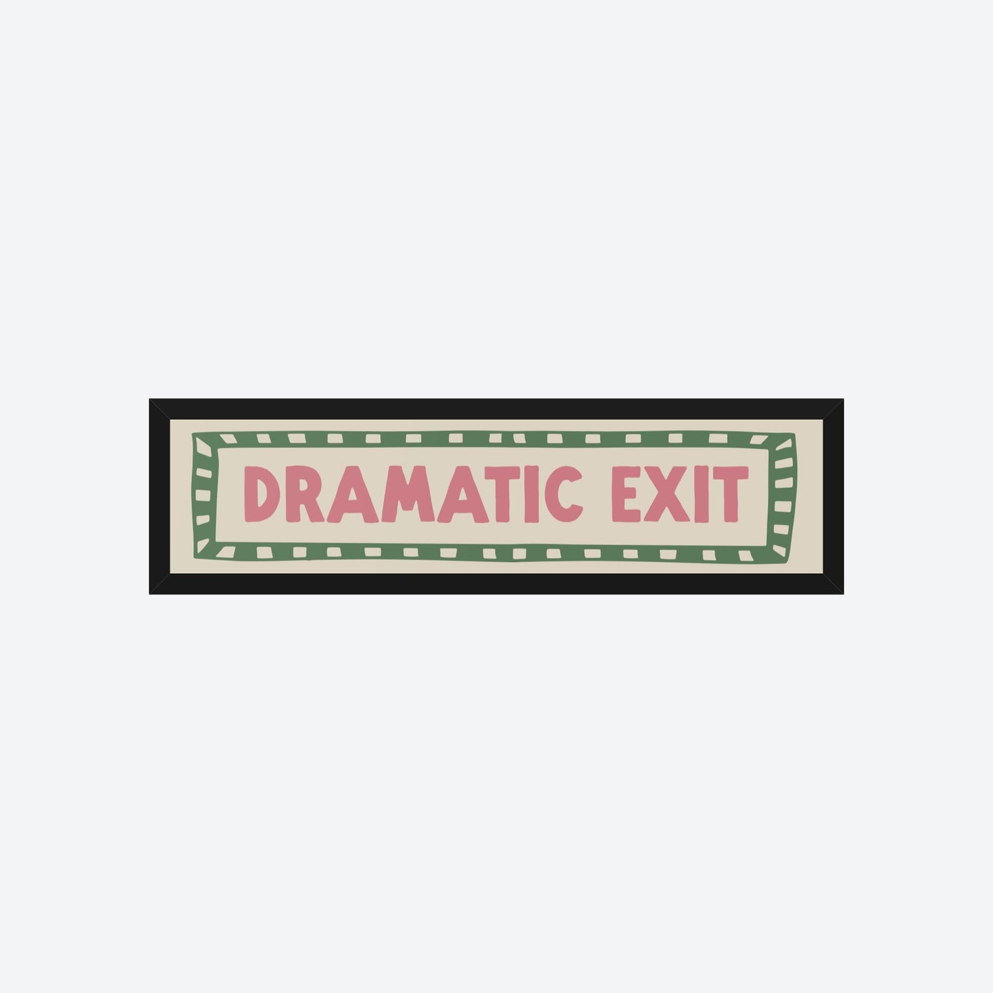 Dramatic Exit Panoramic Print