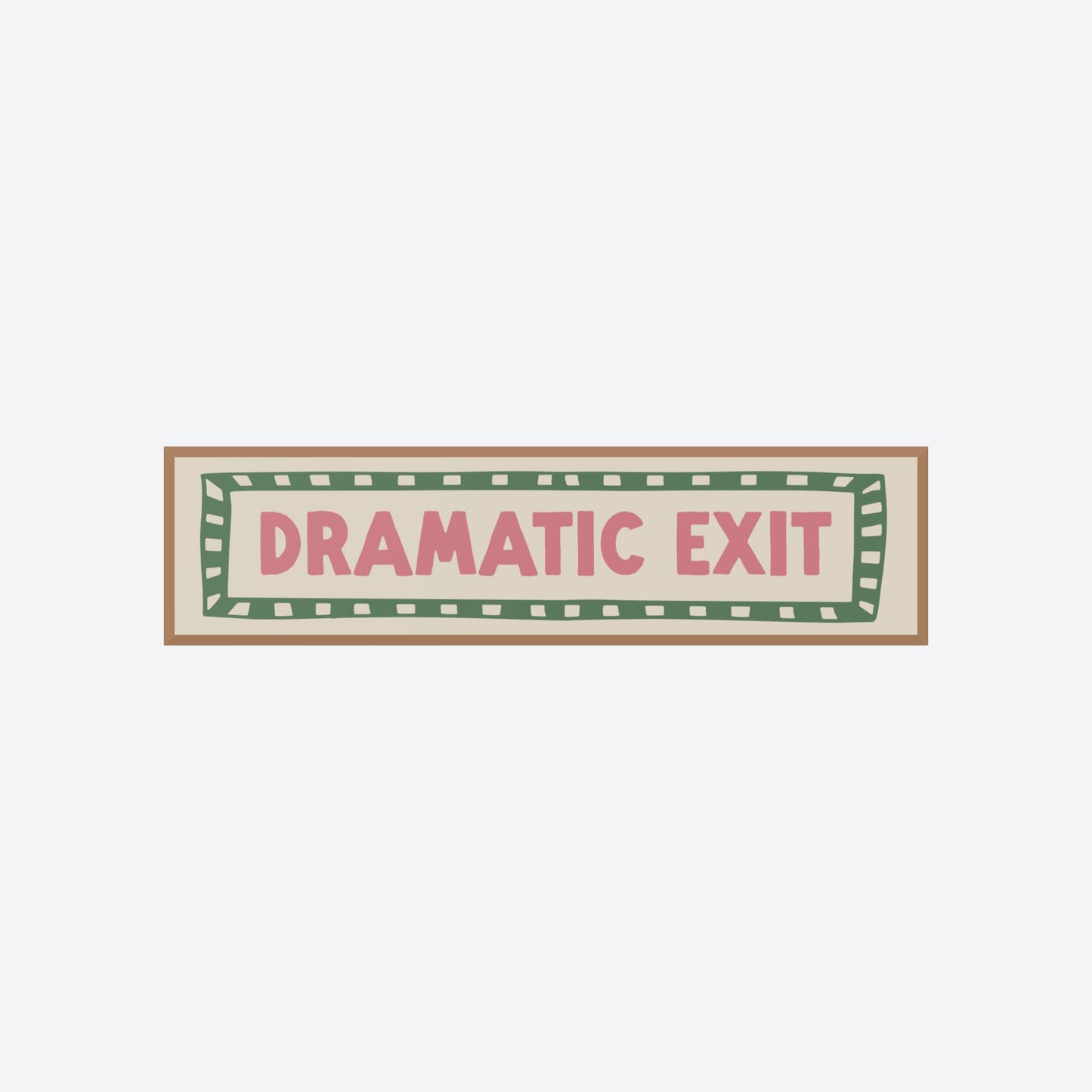Dramatic Exit Panoramic Print