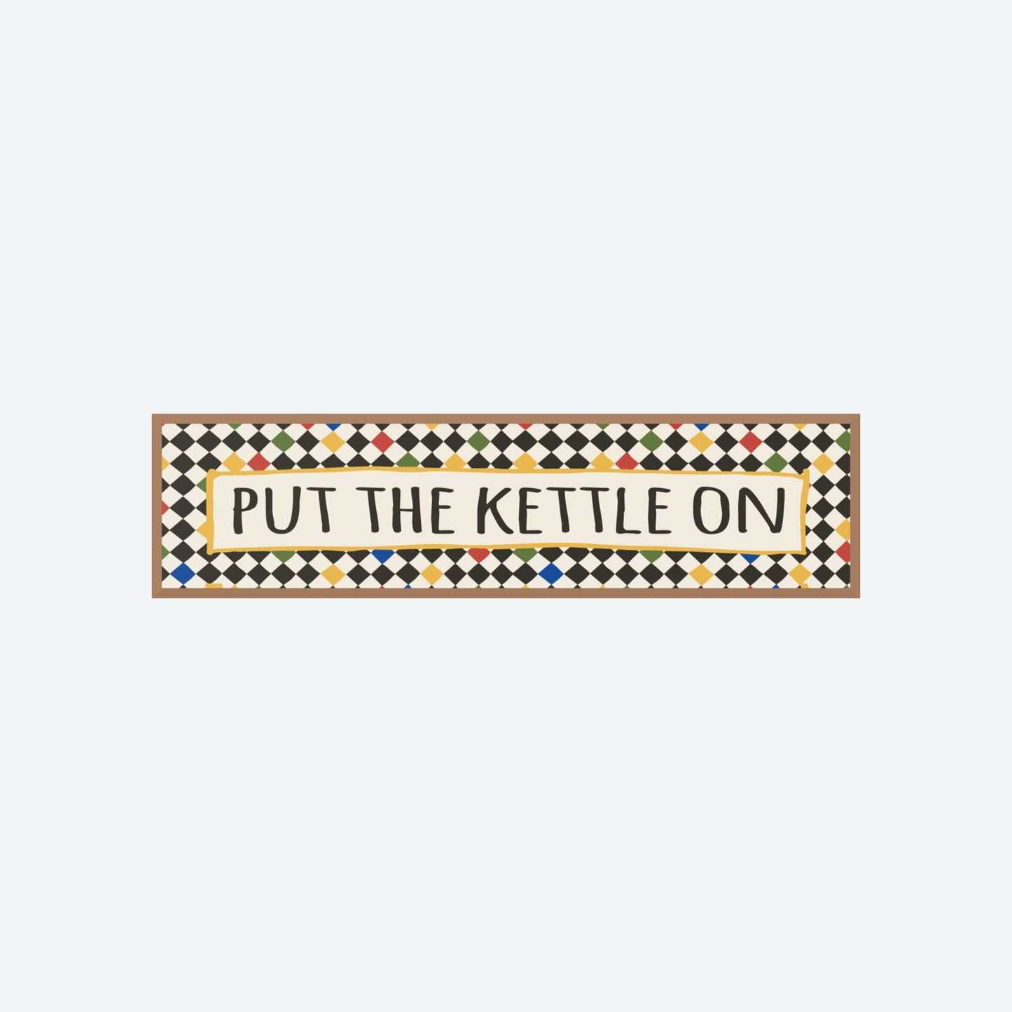 Put The Kettle On Panoramic Print
