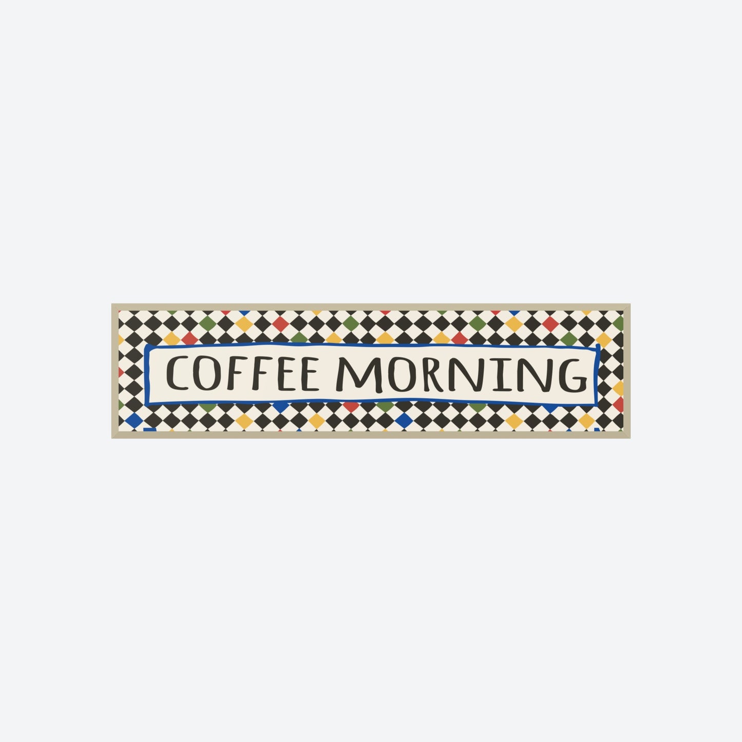 Coffee Morning Panoramic Print
