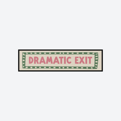 Dramatic Exit Panoramic Print